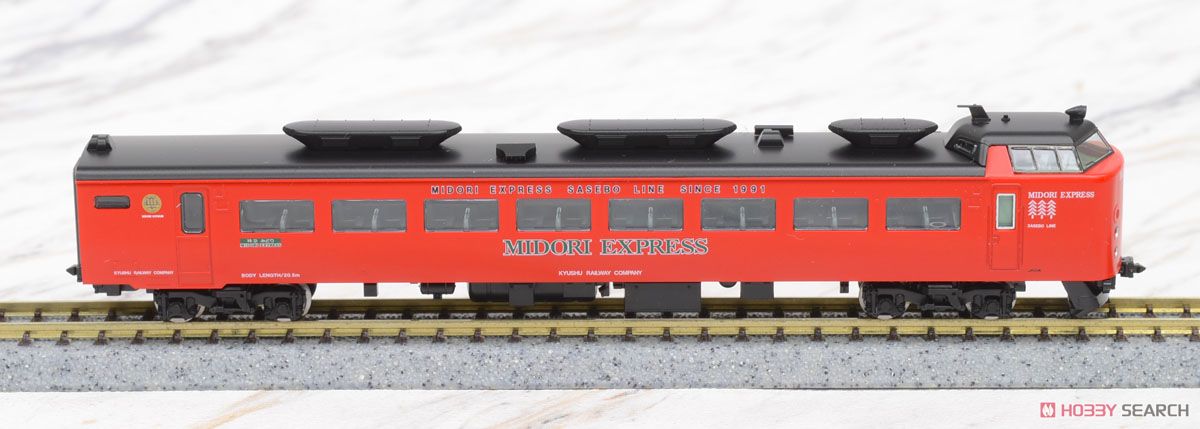 JR 485系特急電車 (MIDORI EXPRESS) セットB (4両セット) (鉄道模型) 商品画像7
