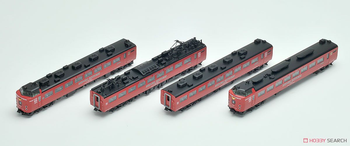 JR 485系特急電車 (MIDORI EXPRESS) セットB (4両セット) (鉄道模型) 商品画像8