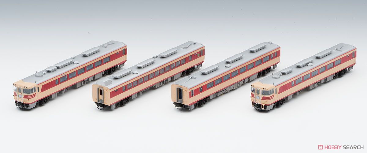 国鉄 キハ82系 特急ディーゼルカー 基本セット (基本・4両セット) (鉄道模型) 商品画像1