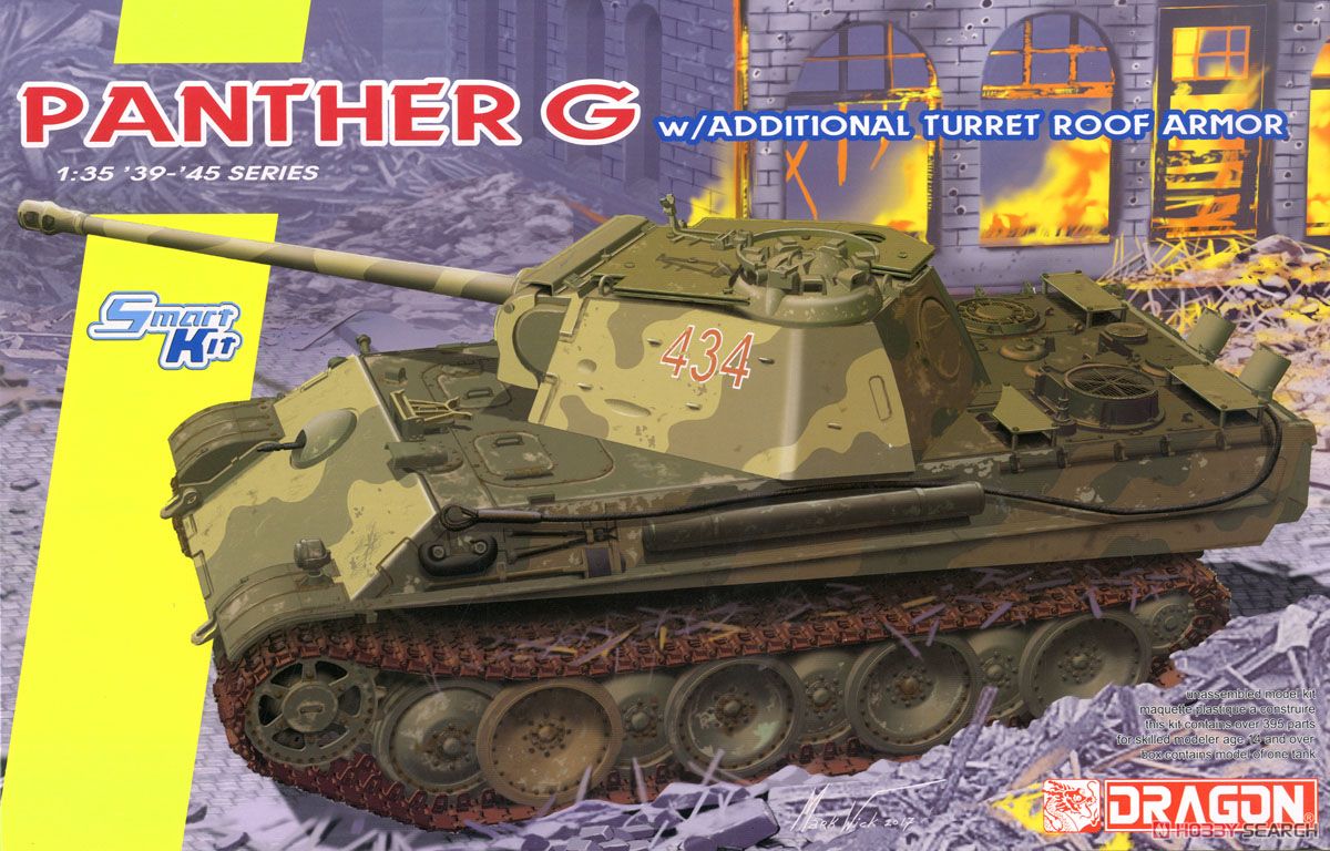 Panther Ausf.G Late Production w/Add-on Anti-Aircraft Armor (Plastic model) Package1