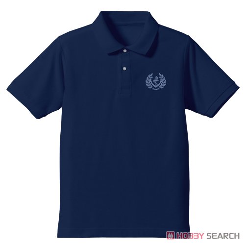 Kantai Collection Teitoku Only Polo Shirt Navy M (Anime Toy) Item picture1