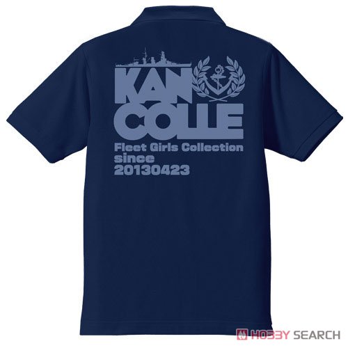 Kantai Collection Teitoku Only Polo Shirt Navy M (Anime Toy) Item picture2