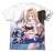 Kantai Collection Yuudachi Kai-II Swimwear Mode Full Graphic T-shirt White S (Anime Toy) Item picture1