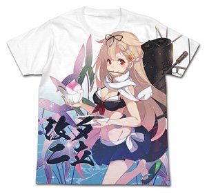 艦隊これくしょん -艦これ- 夕立改二 水着mode フルグラフィックTシャツ WHITE M (キャラクターグッズ)