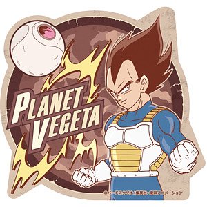 Travel Sticker Dragon Ball 2 Vegeta (Planet Vegeta) (Anime Toy)