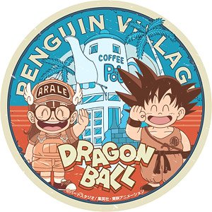 Travel Sticker Dragon Ball 8 Goku & Arare (Penguin Village) (Anime Toy)