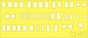 Masking Sheet for H8K2 Emily Fuselage Windows (for Hasegawa) (Plastic model)