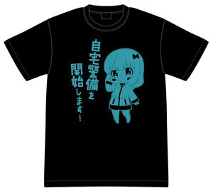 エロマンガ先生×自宅警備隊 N.E.E.T. 紗霧の自宅警備を開始しますTシャツ M (キャラクターグッズ)