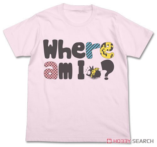 らんま1/2 方向音痴のPちゃんTシャツ LIGHT PINK M (キャラクターグッズ) 商品画像1