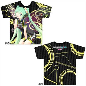 レーシングミク2017 TeamUKYO応援ver. フルグラフィックTシャツ Mサイズ (キャラクターグッズ)
