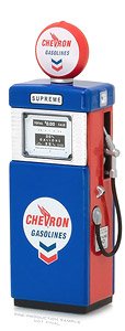 Vintage Gas Pumps Series 2 - 1951 Wayne 505 Gas Pump Chevron Supreme (ミニカー)