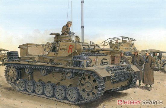 WW.II ドイツ アフリカ軍団III号指揮戦車H型 (スマートキット) (プラモデル) その他の画像1