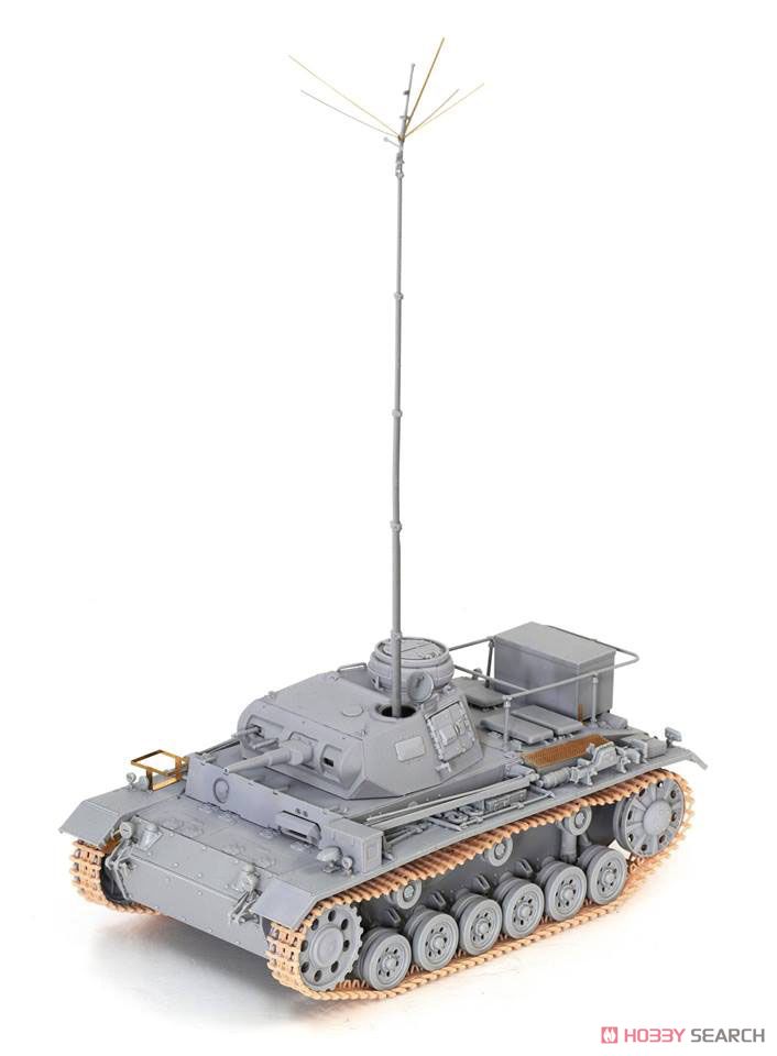 WW.II ドイツ アフリカ軍団III号指揮戦車H型 (スマートキット) (プラモデル) その他の画像4