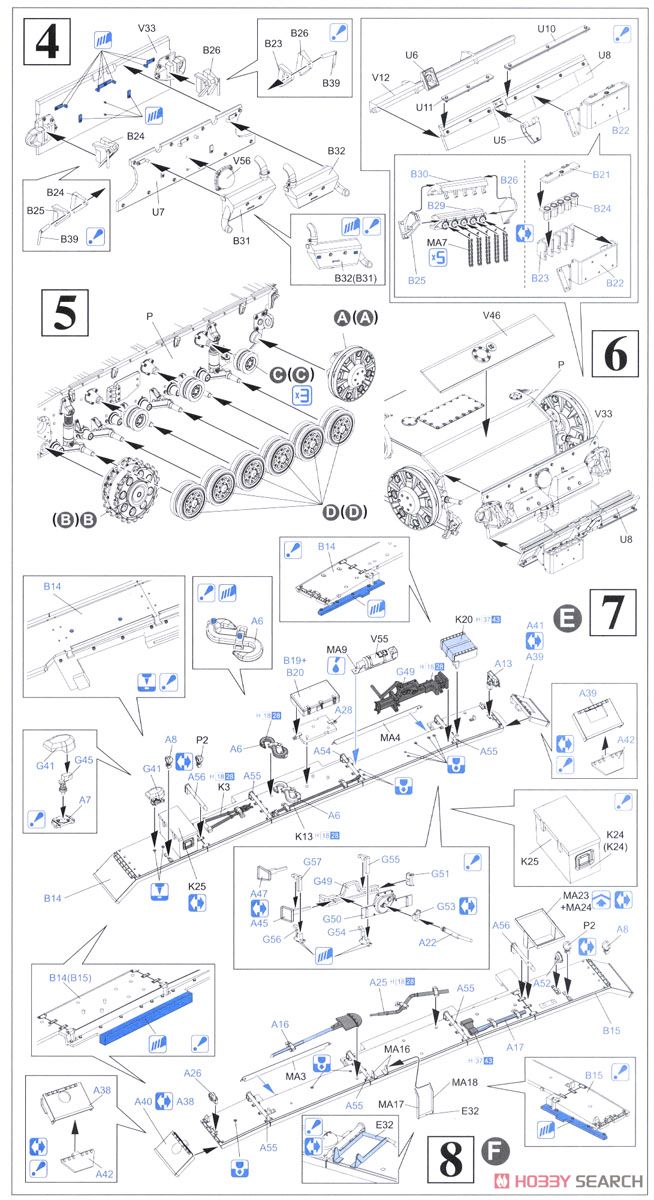 WW.II ドイツ アフリカ軍団III号指揮戦車H型 (スマートキット) (プラモデル) 設計図2