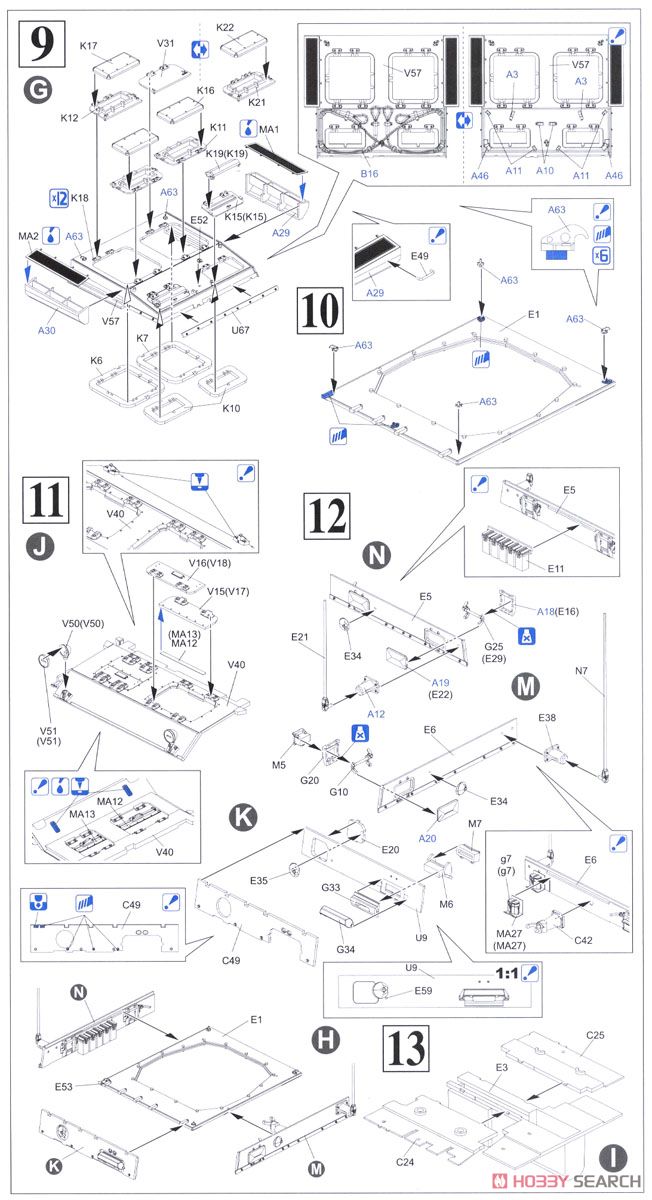 WW.II ドイツ アフリカ軍団III号指揮戦車H型 (スマートキット) (プラモデル) 設計図3