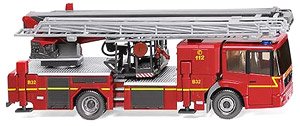 (HO) メルセデスベンツ Econic Rosenbauer B32 はしご車 油圧ジャッキ (鉄道模型)