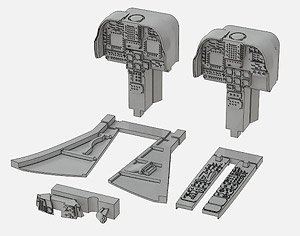 AV-8B/B+ コクピット アップグレード (ハセガワ用) (プラモデル)