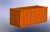 20ft Marine Container (Orange) (2 Pieces) (Model Train) Other picture1