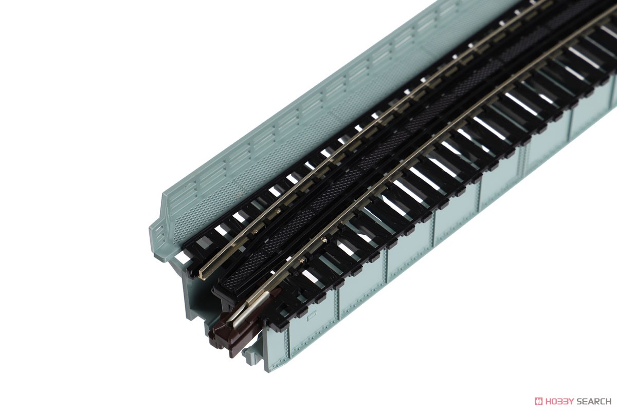Unitrack Single Track Deck Girder Curved Bridge, Gray, R19``(481mm)-15d < R481-15T > (1 Piece) (Model Train) 商品画像4