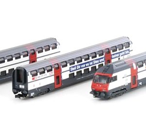 SBB IC2000 B 2. Klasse Stau-Wagen (2等客車 `広告コピー付`) ★外国形モデル (鉄道模型)