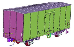 16番(HO) 国鉄 レム5000 未塗装キット 2両セット (2両・組み立てキット) (鉄道模型)