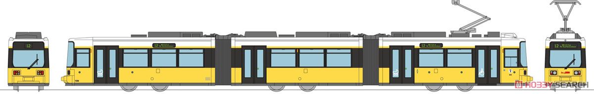 ワールド鉄道コレクション ベルリン市電 1000タイプ (鉄道模型) その他の画像1