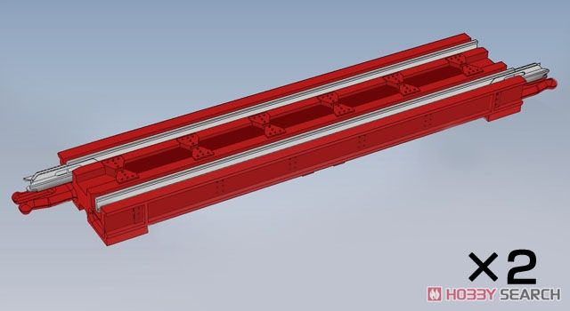 Fine Track トラフガーダー橋 (F) (赤) (2本セット) (鉄道模型) その他の画像1