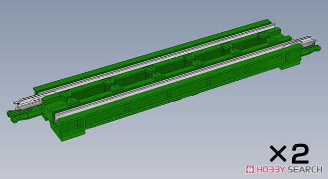 Fine Track トラフガーダー橋 (F) (深緑) (2本セット) (鉄道模型) その他の画像1