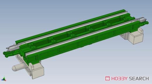 Fine Track トラフガーダー橋 (F) (深緑) (2本セット) (鉄道模型) その他の画像2