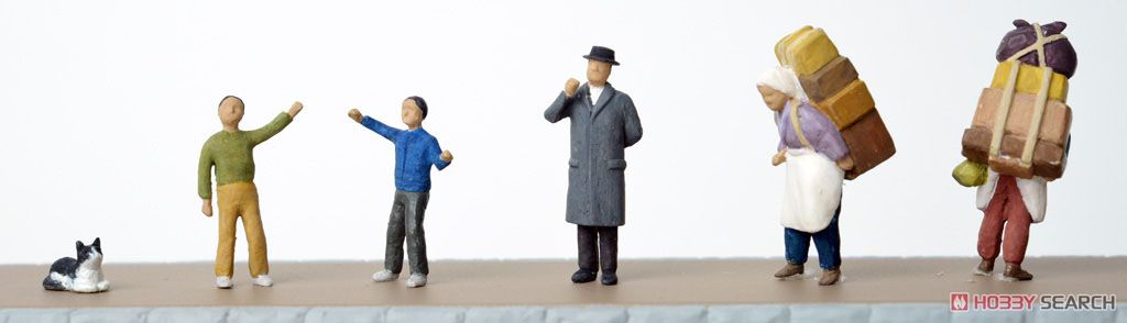 The human 80 Train Passengers with Cat (Nekoya Line People B) (Model Train) 商品画像1