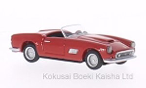 (HO) Ferrari 250 GT LWB California Spider 1959 Red (Model Train)