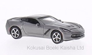 (HO) シボレー コルベット (C7) スティングレイ 2013 メタリックグレー (鉄道模型)