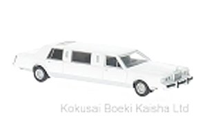 (HO) リンカーン タウン カー ストレッチリムジン 1985 ホワイト (鉄道模型)