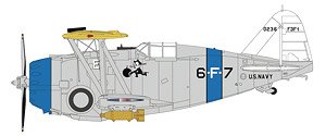 F3F-1 アメリカ海軍 `VF-6B USS サラトガ` (完成品飛行機)