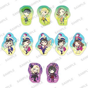 The Idolm@ster Side M Clear Clip Badge [Aki] (Set of 10) (Anime Toy)