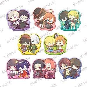 Bungo Stray Dogs Clear Clip Badge Pear! (Set of 8) (Anime Toy)