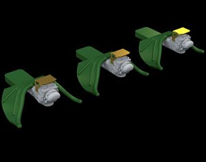 P-51D 照準器 (3個入り) (エアフィックス用) (プラモデル)
