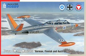Fouga CM.170 Magister German, Finnish and Austrian (Plastic model)