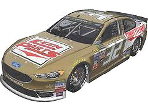 NASCAR Cup Series 2017 Ford Fusion KEEN PARTS #32 Matt DiBenedetto Chrome (Diecast Car)