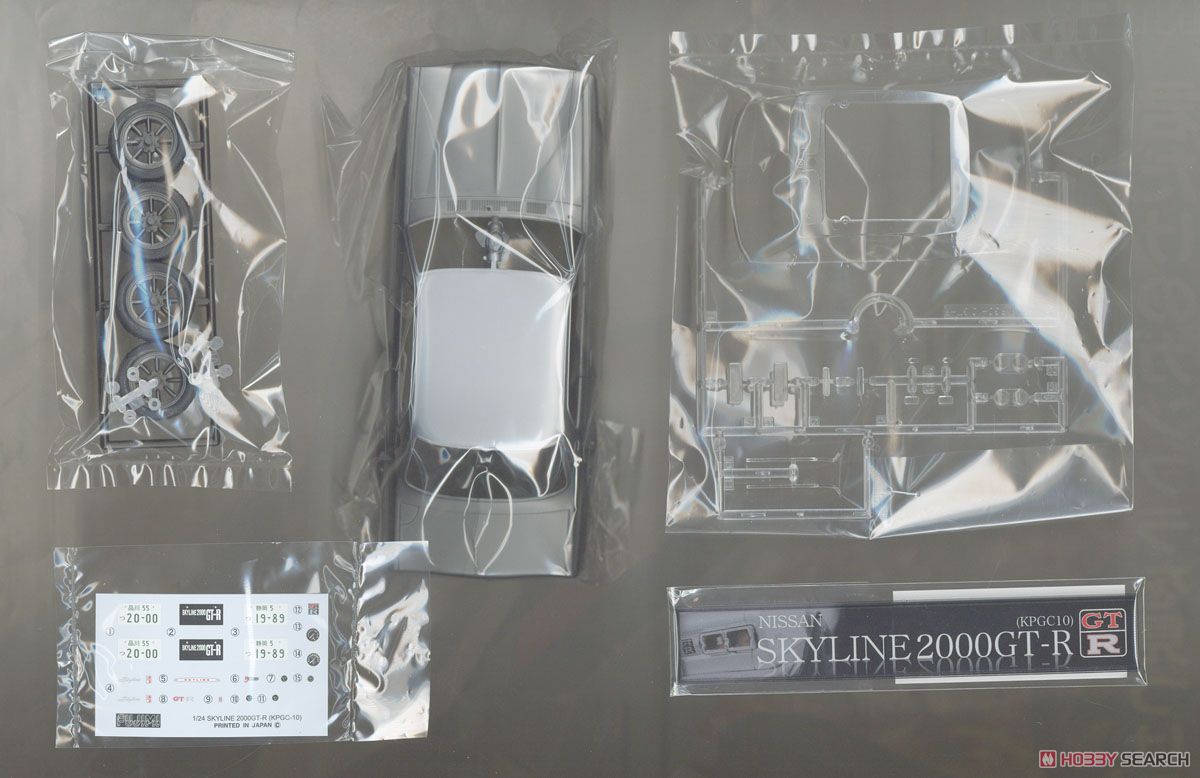KPGC10ハコスカ GT－R 2ドア `71 カーネームプレート付き (プラモデル) 中身1
