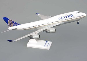 747-400 ユナイテッド航空 (ギア付) (完成品飛行機)