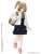 BlackRavenClothing Salopette Casual Dress Set (Navy x White) (Fashion Doll) Other picture1