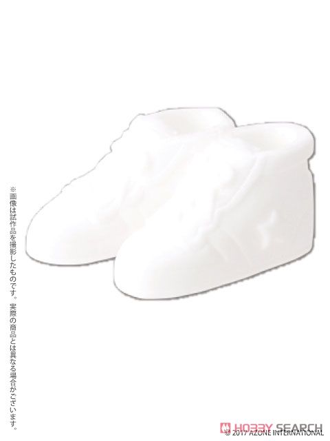 Soft Vinyl High Cut Sneakers (White) (Fashion Doll) 商品画像1