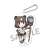 Kemono Friends Fuwafuwa Felt Key Ring Browm Bear (Anime Toy) Item picture1