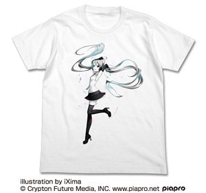 Hatsune Miku V4X T-Shirts White S (Anime Toy)