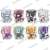 Shiro to Kuro no Alice Clear Clip Badge (Set of 8) (Anime Toy) Item picture1