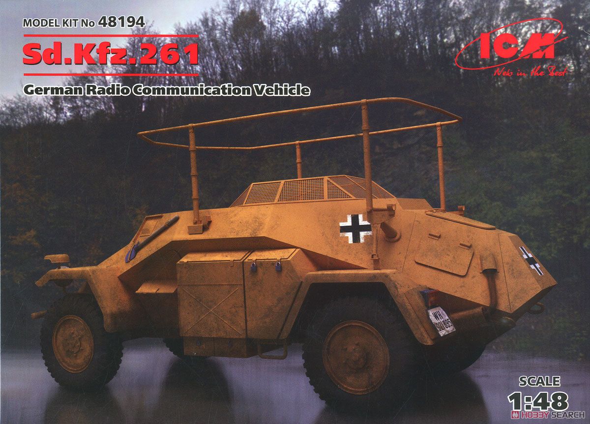 ドイツ Sd.Kfz.261 無線装甲車 (プラモデル) パッケージ1