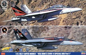 F/A-18E/F スーパーホーネット `USS ニミッツ CVW-11 スペシャルパック Part1` (プラモデル)