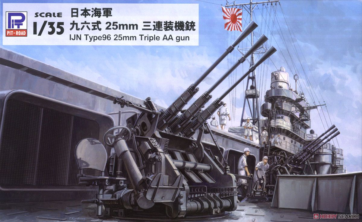 日本海軍 九六式25mm三連装機銃 (プラモデル) パッケージ1