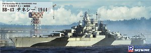 アメリカ海軍 戦艦 BB-43 テネシー 1944 (プラモデル)